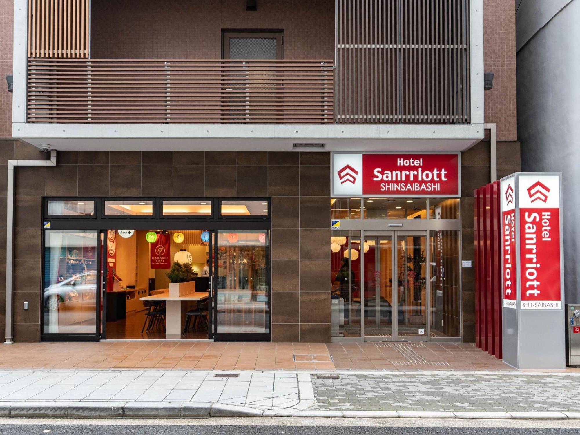 Hotel Sanrriott Shinsaibashi Осака Екстер'єр фото